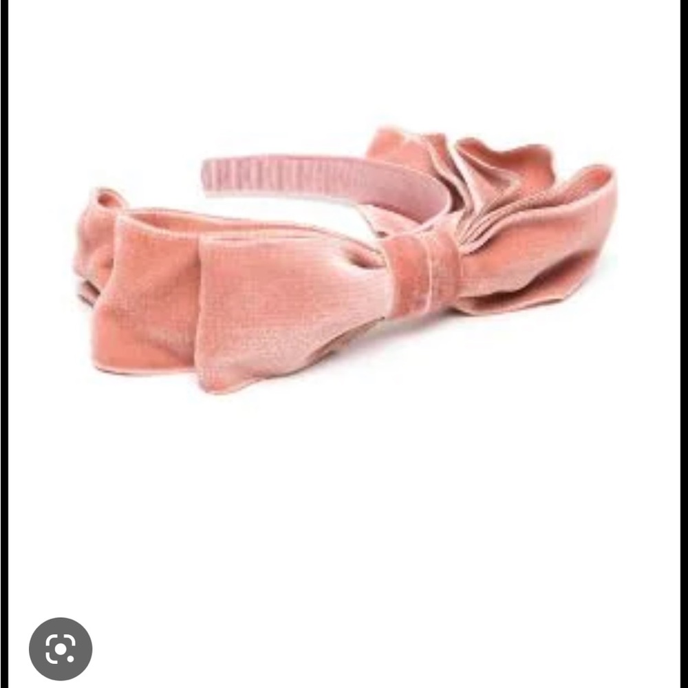 Jennifer Behr Katya pink velvet headband, made in NYC, NetaPorter UK